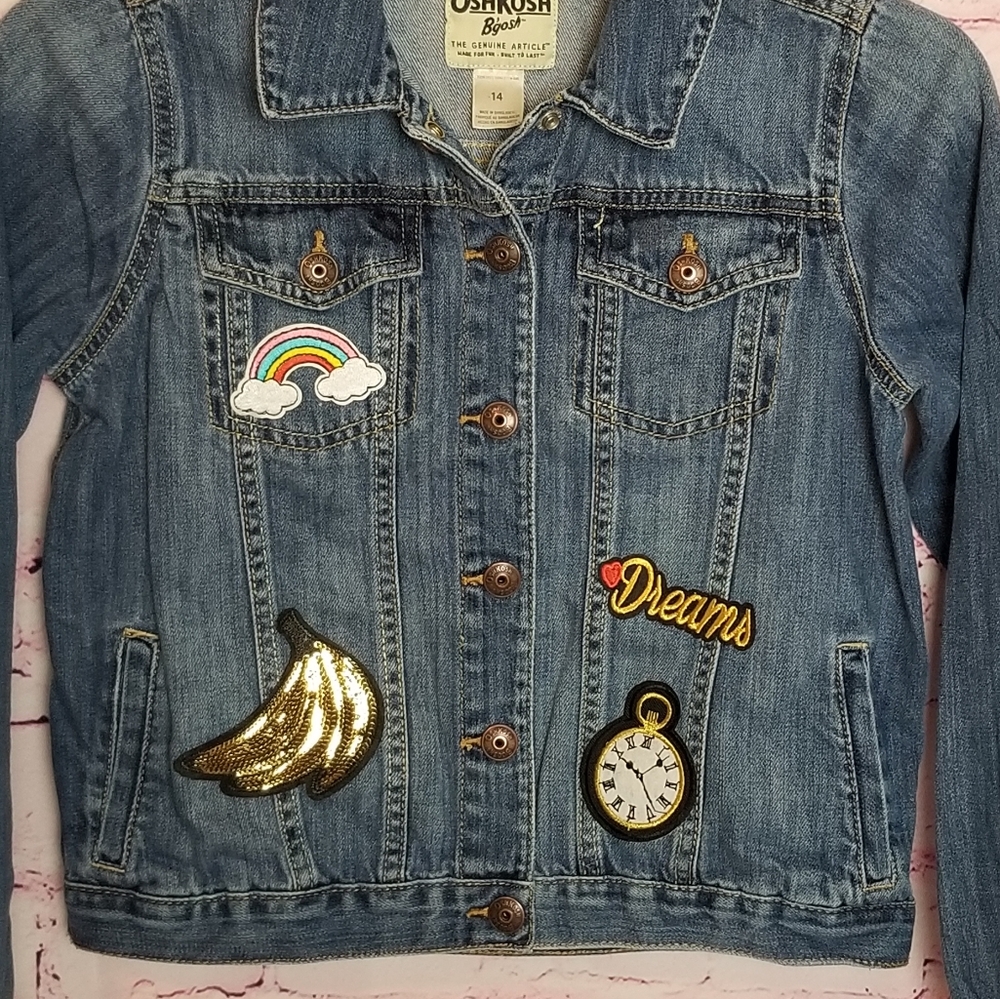 Upcycled Jean Jacket - Picture 2 of 6
